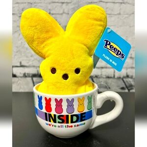 Peeps Yellow Plush in Mug New